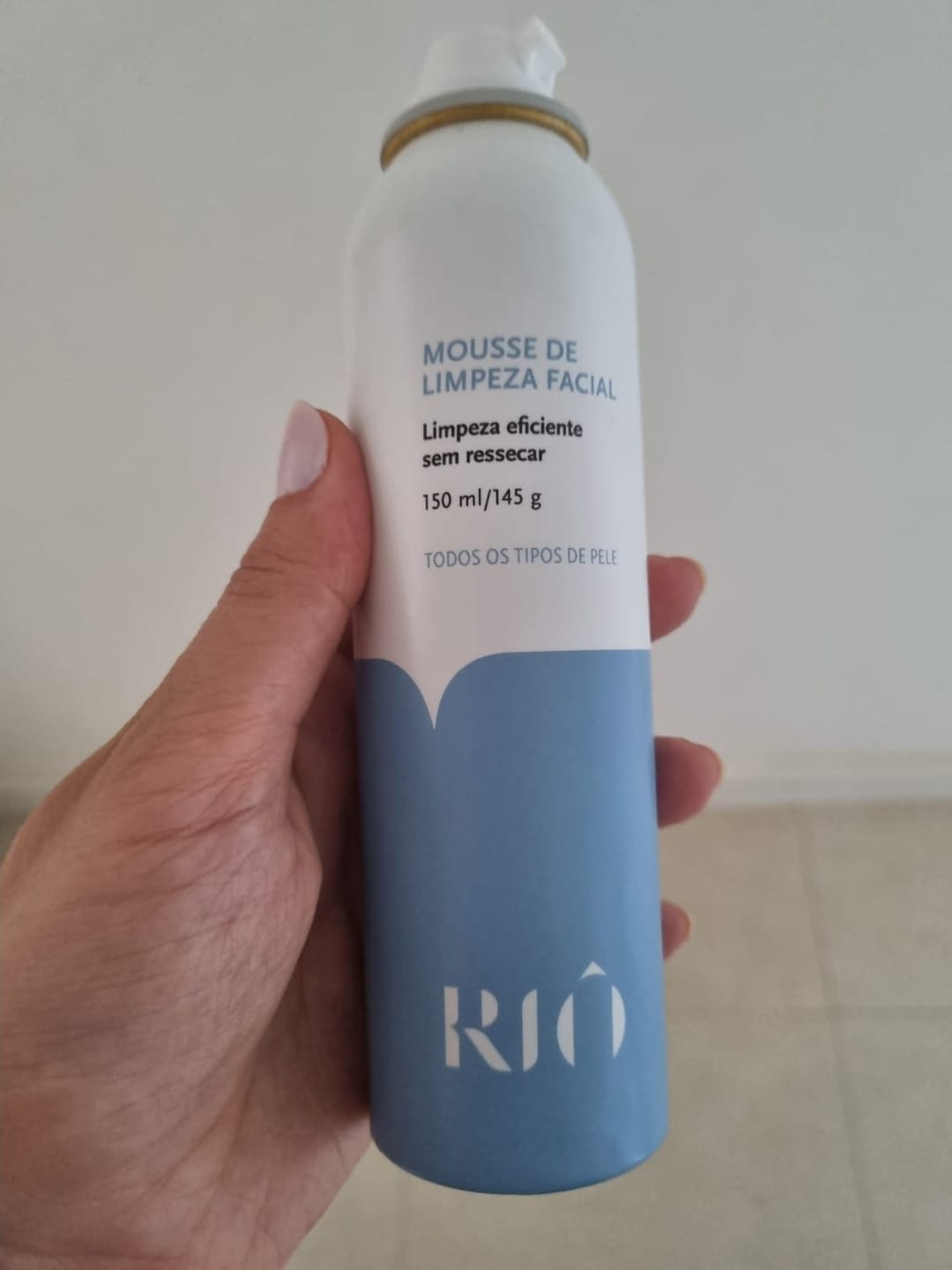 Customer photo review of Mousse de Limpeza Facial