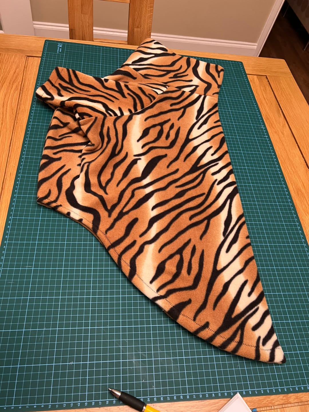 Customer photo review of Tiger Anti Pill Polar Fleece Fabric