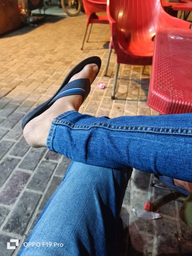 Customer photo review of Skinny Stretchable Mid Rise Jeans (Blue)