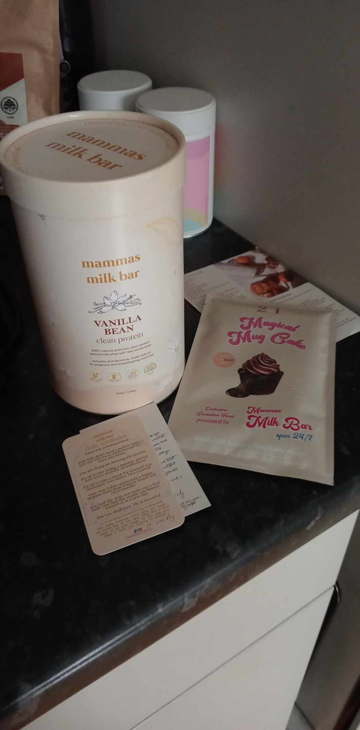 Customer photo review of Vanilla Premium Whey Protein