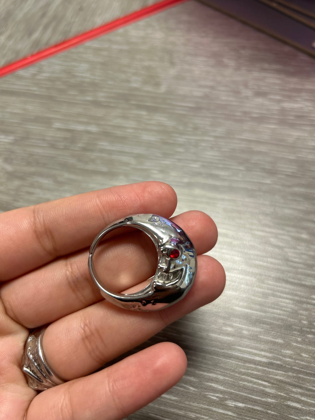 Customer photo review of XL LUNA RING