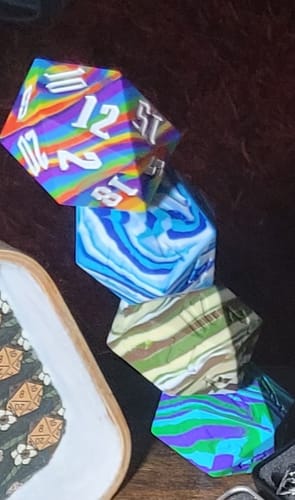 Customer photo review of XXL Silikonwürfel (Flummi)