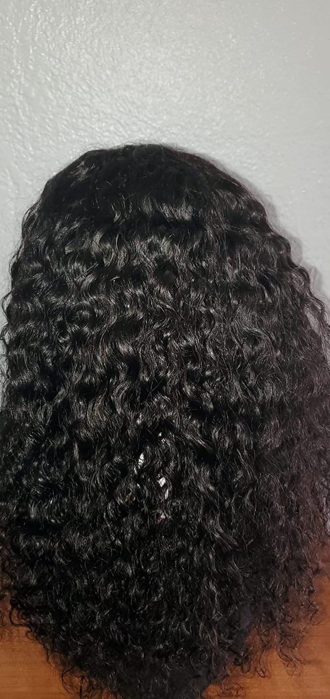 Customer photo review of Brazilian 4x4 Lace Wig - Water Wave 12"
