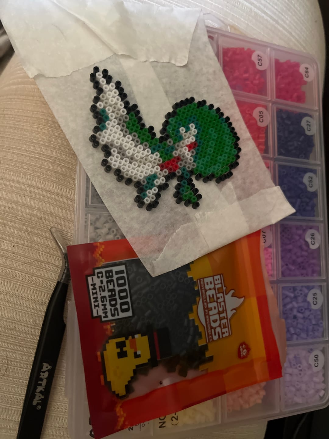 Customer photo review of Bolsa de 1000 Beads - MINI 2.6mm (C01-C99)