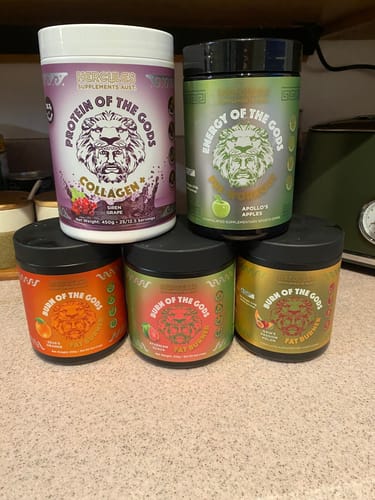 Customer photo review of Burn of the Gods - Fat Burner