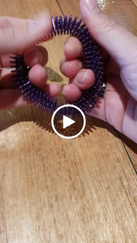 Customer video review of PURPLE Kaiko Wrist Spikey - Tool for anxiety & harm minimisation