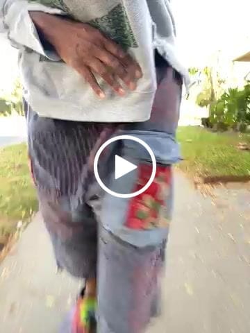 Customer video review of Women Chinese Style Patchwork Pocket Loose Pants