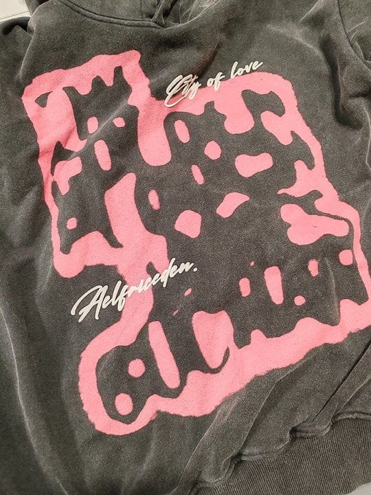 Customer photo review of Aelfric Eden Oversized Abstraction Graphic Hoodie