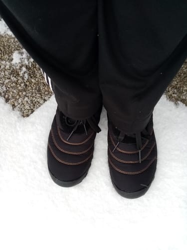 Customer photo review of Winter Pro 2.0 - wasserfeste Barfußschuhe