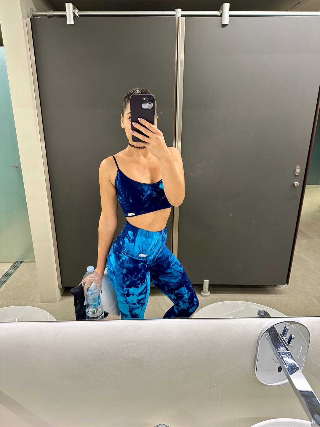 Customer photo review of Leggings Elements Acqua Turchese Blu