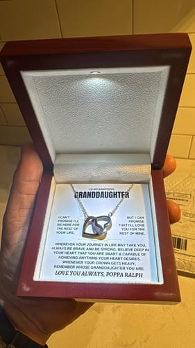 Customer photo review of To My Granddaughter - Personalized Beautiful Gift Set - SS117