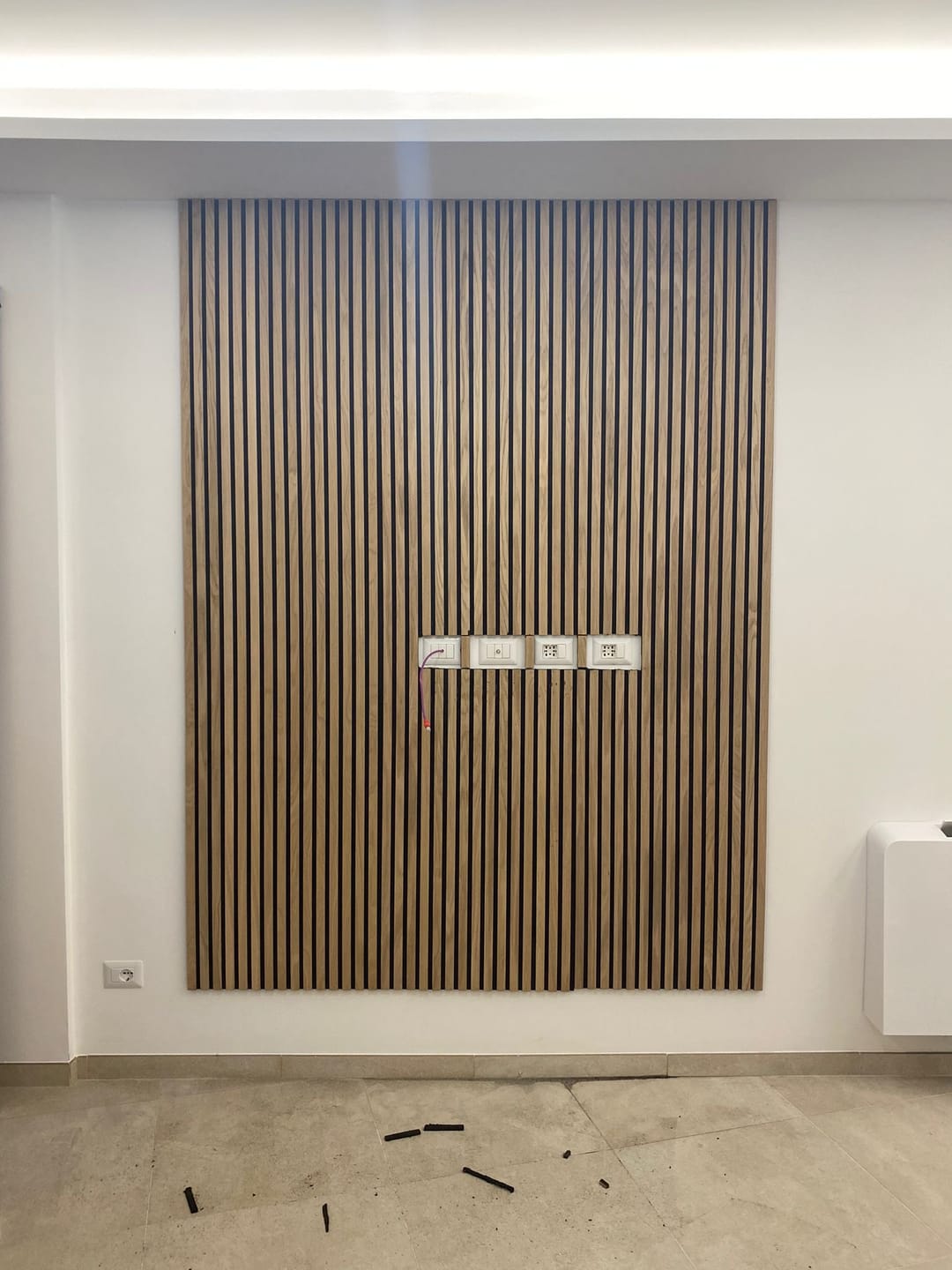 Customer photo review of Pannello acustico in legno | Rovere Chiaro