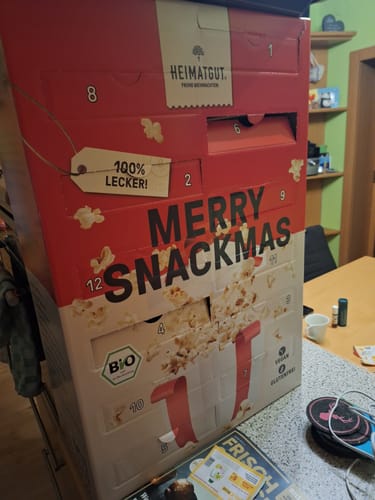 Customer photo review of Snack-Adventskalender 2023