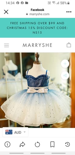 Customer photo review of Cute Baby Girl Printing Bow-knot Birthday Party Princess Dress