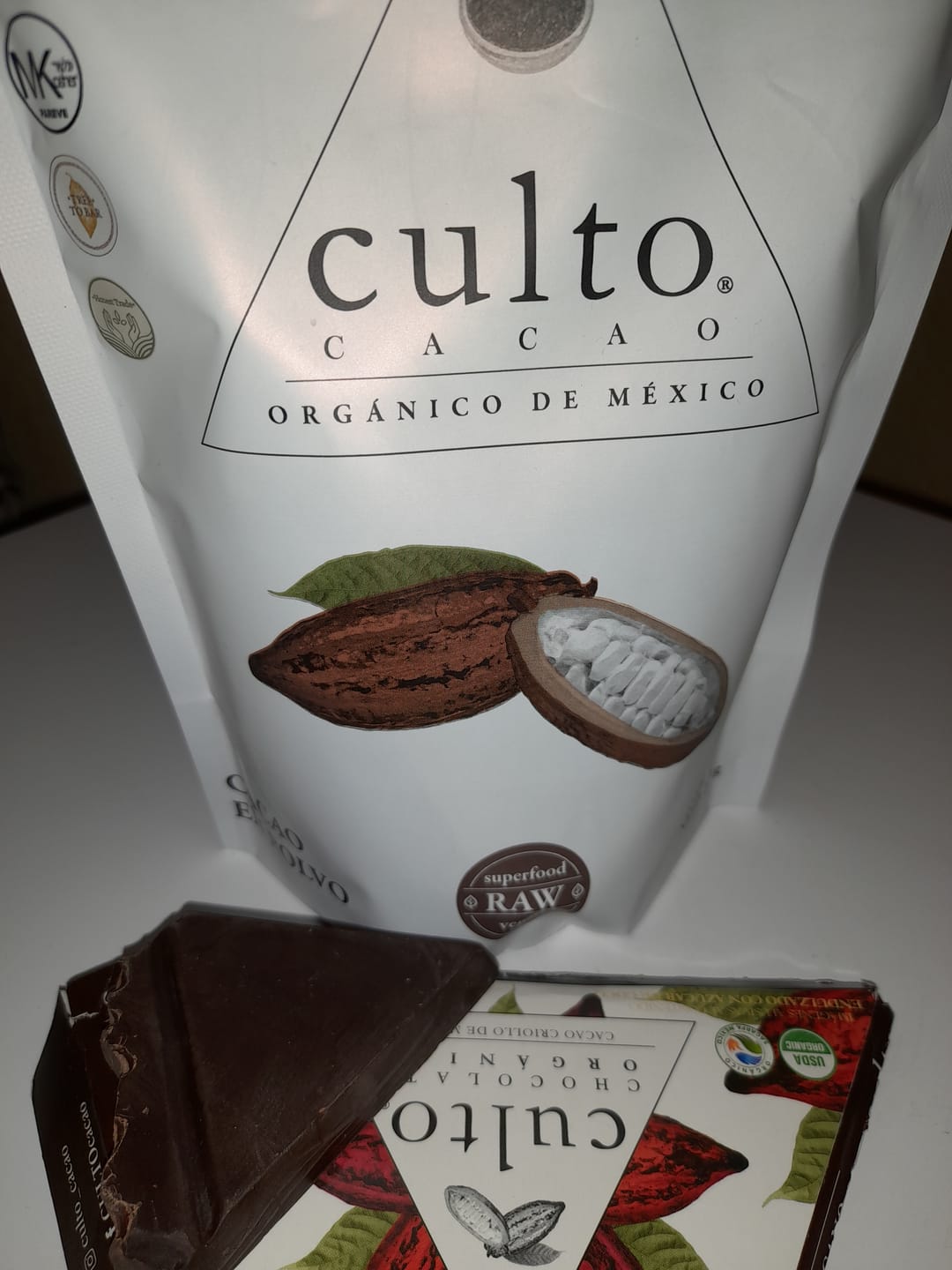 Customer photo review of 80% Chocolate Amargo con Granos de Café | 80gr