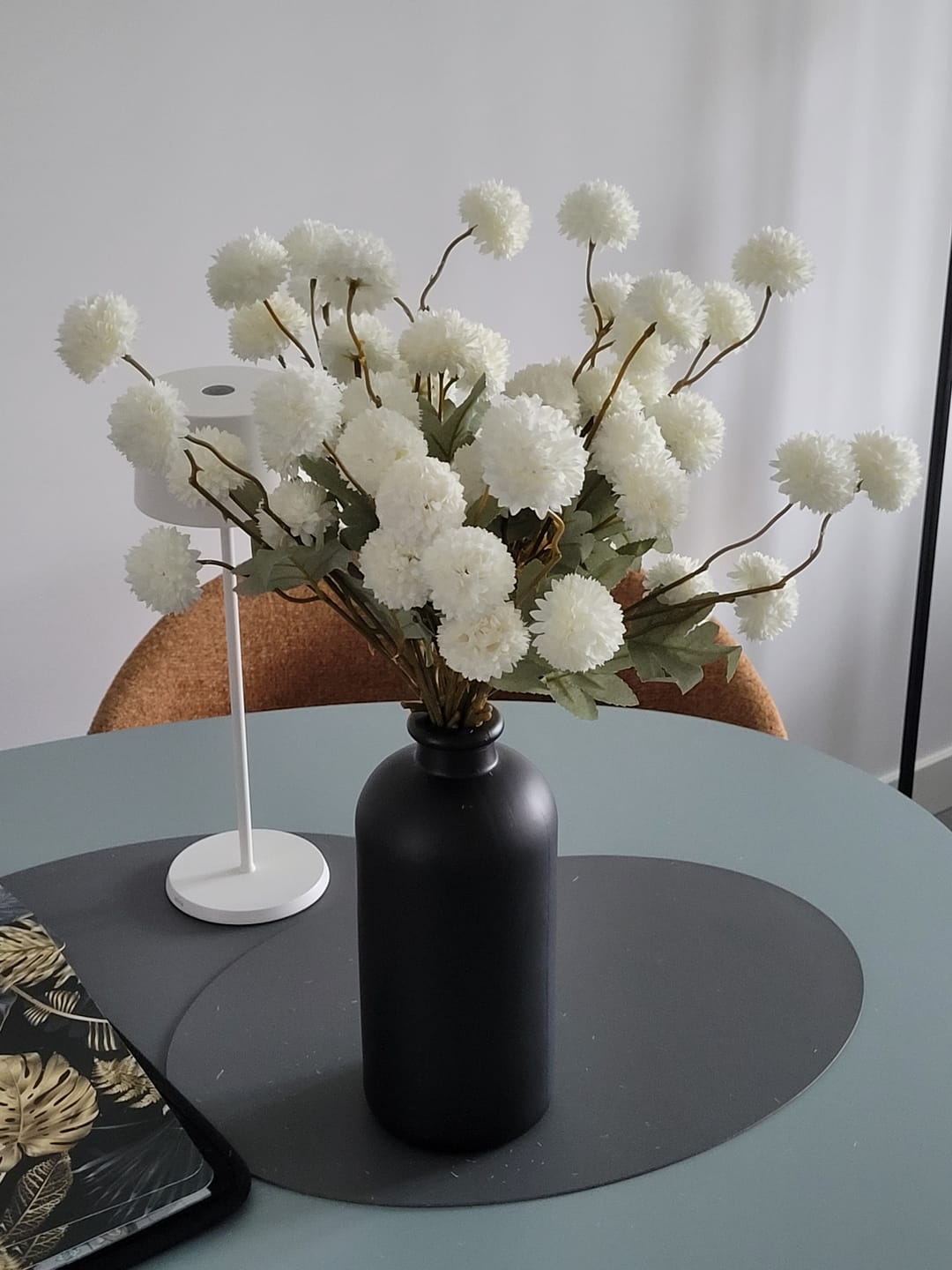 Customer photo review of Zijden Kiku Bloemen - Wit