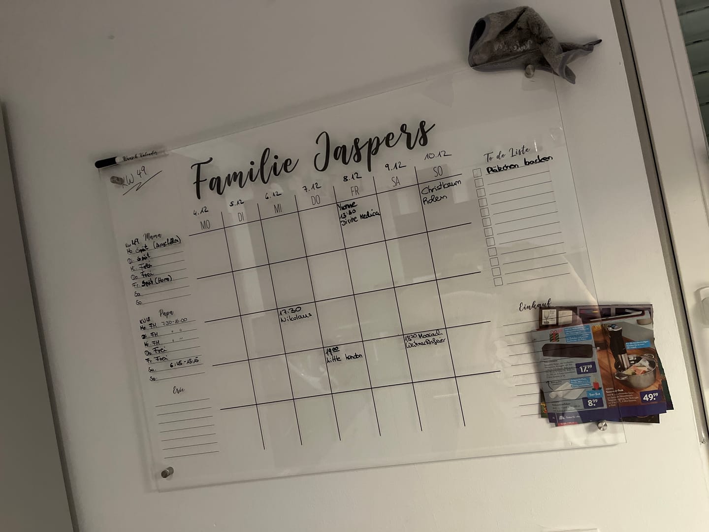Customer photo review of 3-Namen Familienplaner