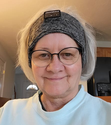 Customer photo review of CozyBand Wireless Headphones