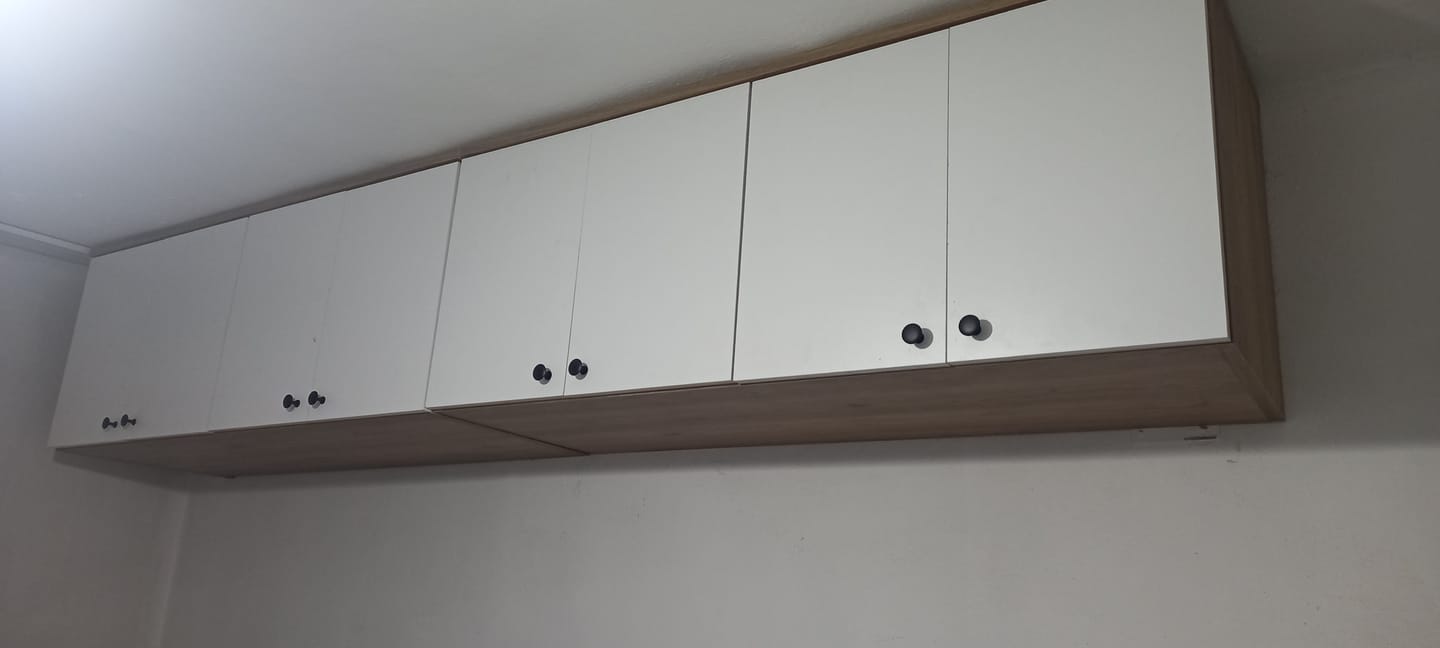 Customer photo review of Rani BA120 Gardırop Üst Modülü Çok Amaçlı Dolap Sepet Ceviz - Beyaz
