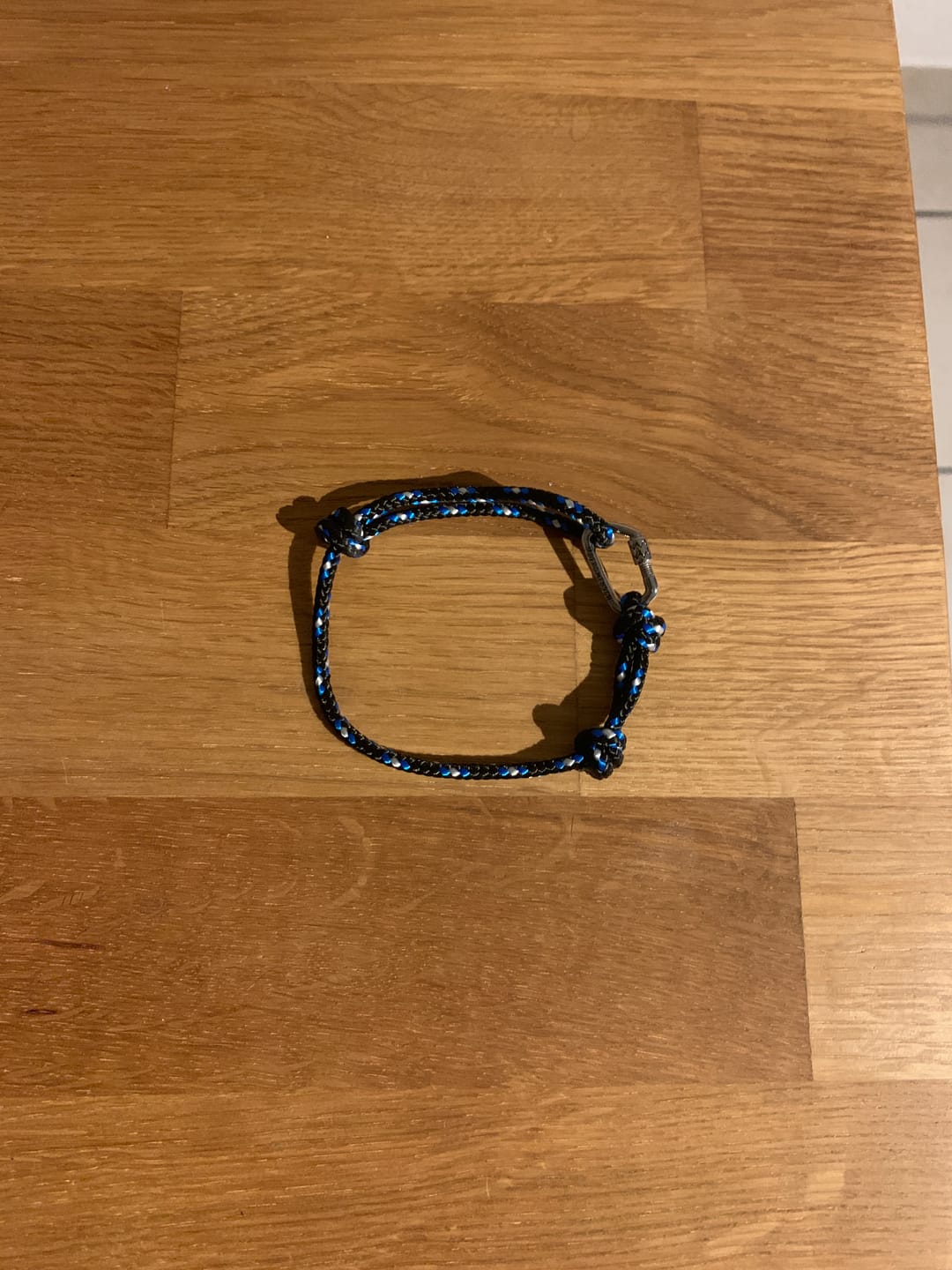 Customer photo review of BERGMENSCH® Karabiner Armband 925 Sterling Silber