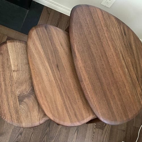 Customer photo review of Ercol Style Masif Meşe Üçlü Orta Sehpa Takımı