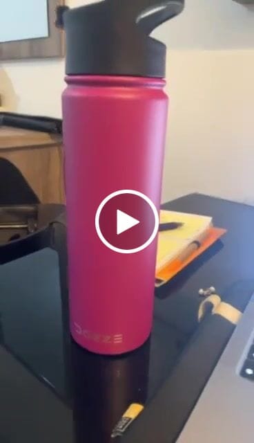 Customer video review of DOZZE Voyager Water Bottle
