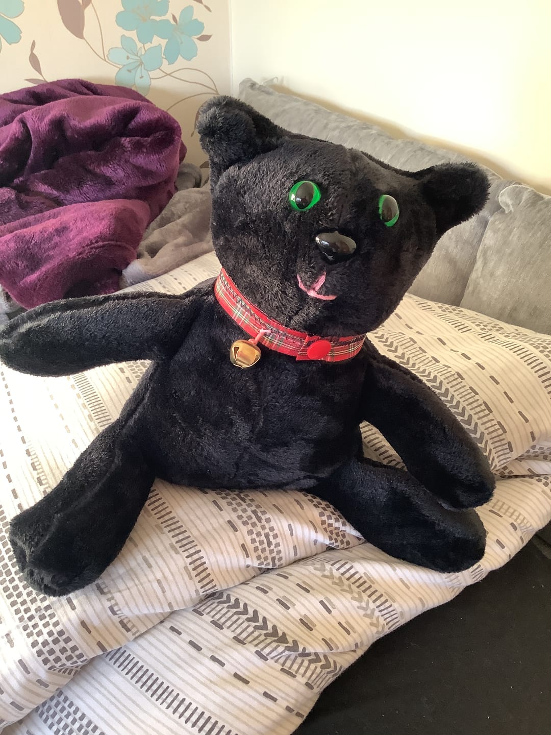 Customer photo review of Plain Cuddle Fleece Fabric