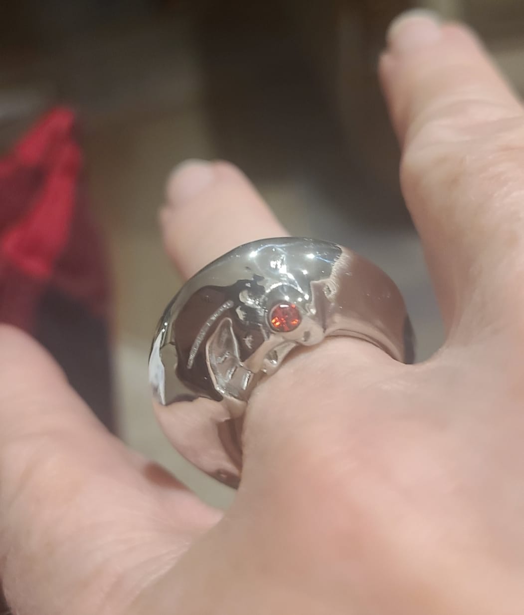 Customer photo review of XL LUNA RING