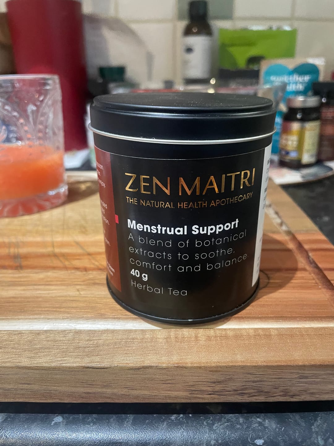 Customer photo review of Menstrual Support Tea (40g)