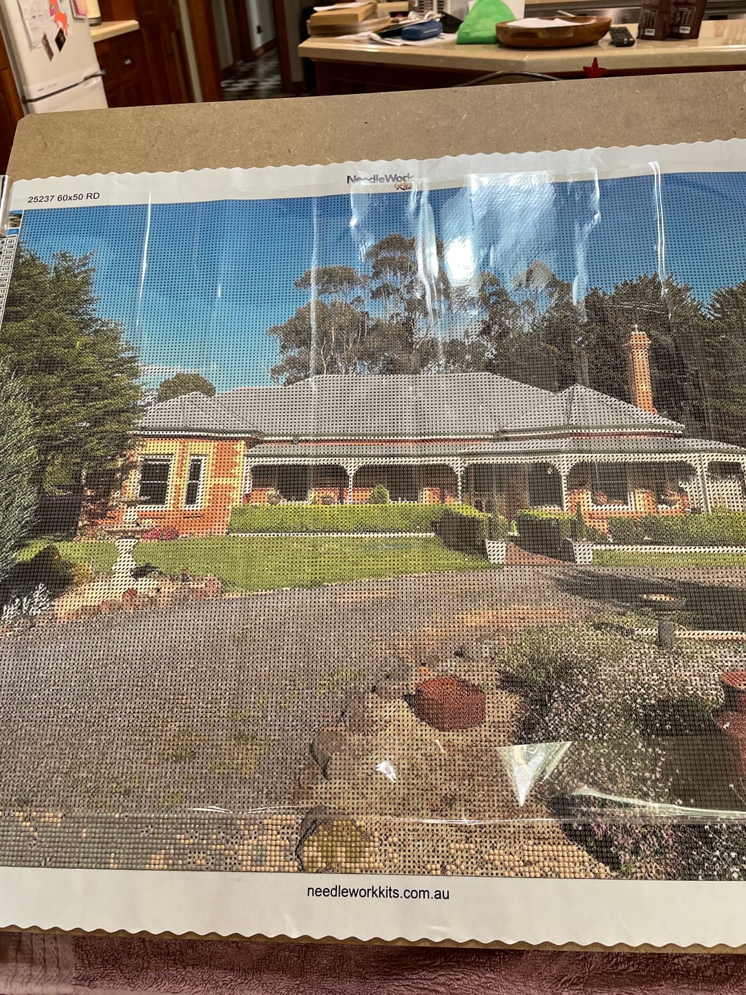 Customer photo review of Custom Diamond Painting