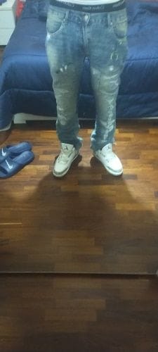 Customer photo review of Vencae™ BLUE JEANS - Flare rock