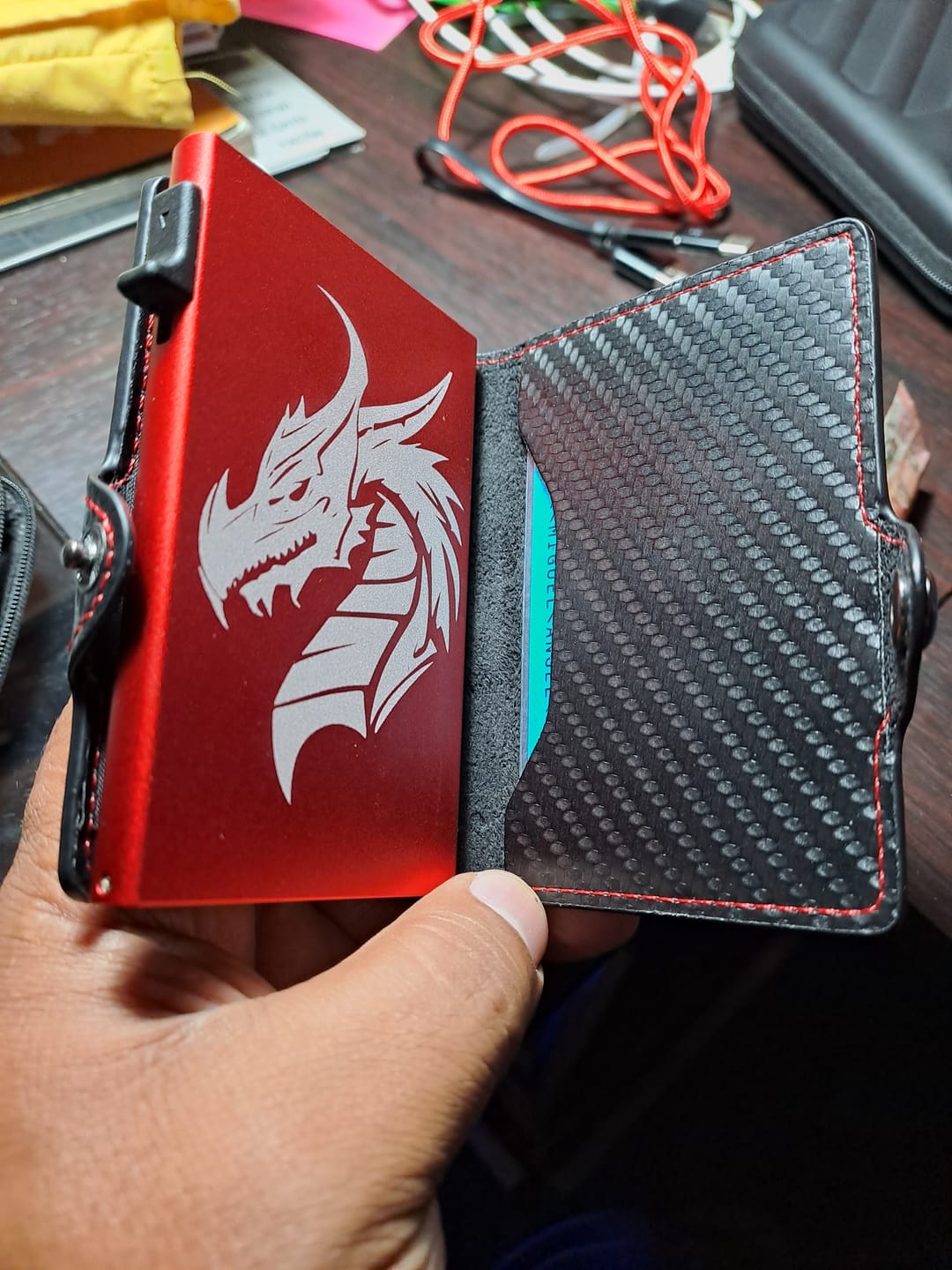 Customer photo review of E - CARBON FIBER RED