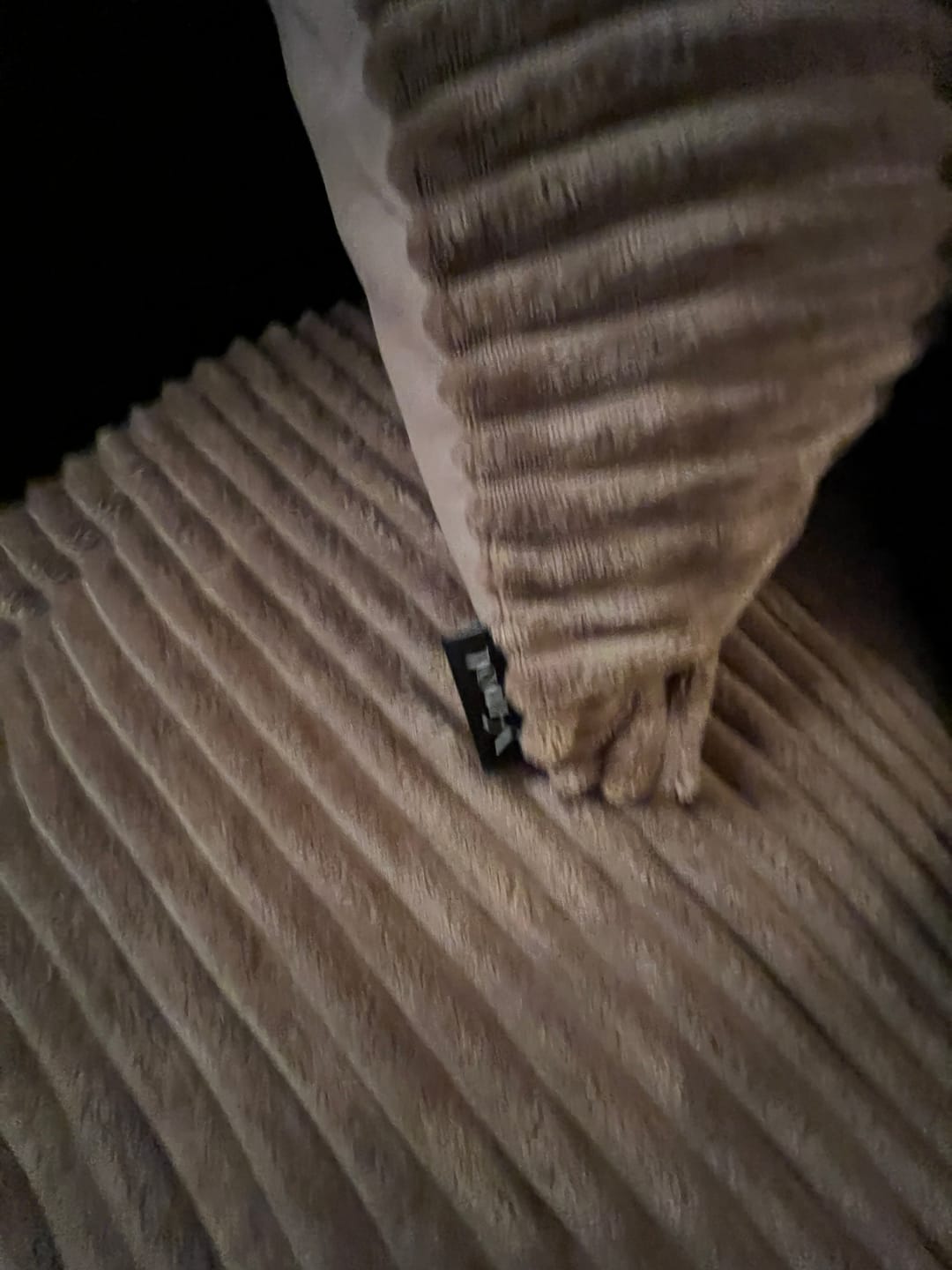 Customer photo review of Dekbedovertrek  Teddy Rib Iced Coffee