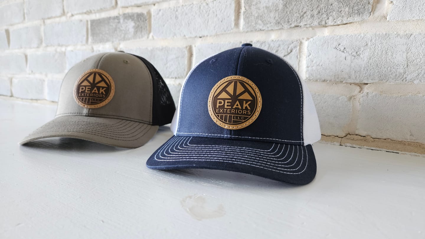 Customer photo review of (NEW) 112 Flexfit Snapback Custom Leather Patch Hat