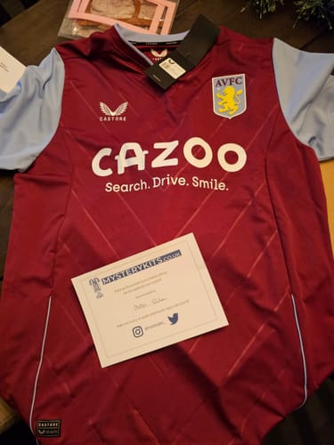 Customer photo review of Mens Mystery Football Shirt