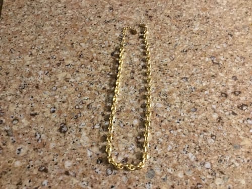 Customer photo review of Marbella Necklace - 14k Gold Vermeil