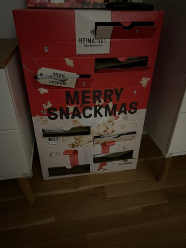 Kundenbewertung mit Foto zu Snack-Adventskalender 2023