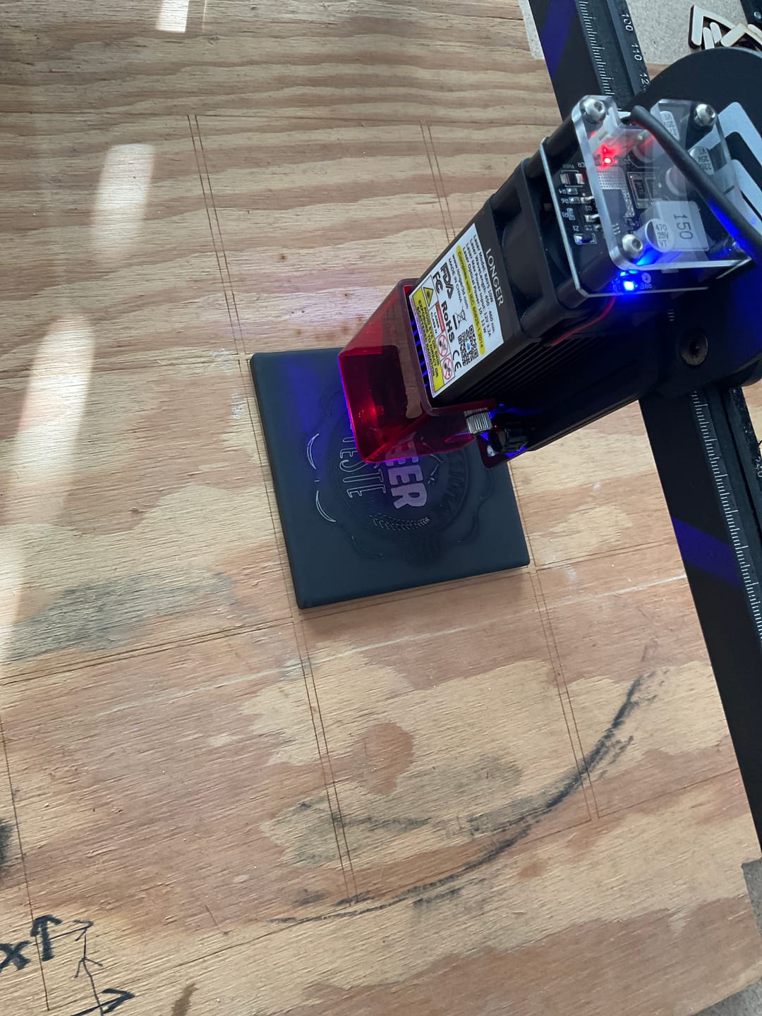 Customer photo review of 10W Laser Module for Longer Ray5