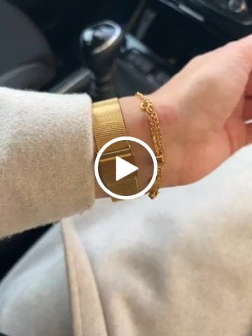 Customer video review of Reloj Juliet ~ GoldWhite