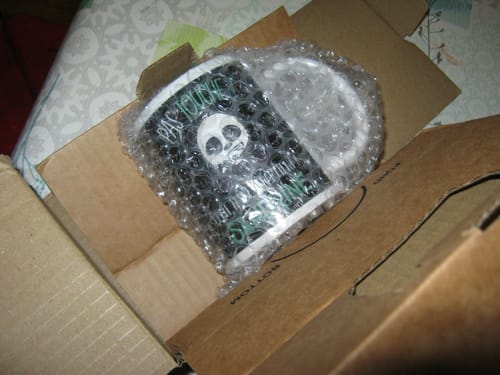 Customer photo review of Mug Sandrine Pas Touche Panda