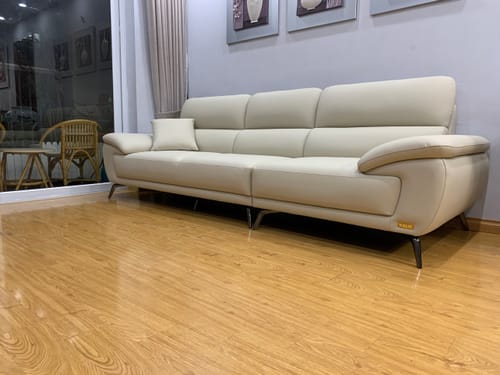 Customer photo review of PERRY - Sofa văng da 3 chỗ tựa gật gù