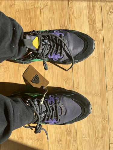 Customer photo review of YAMANO 3 UNI suede/nylon BLACK/GREEN
