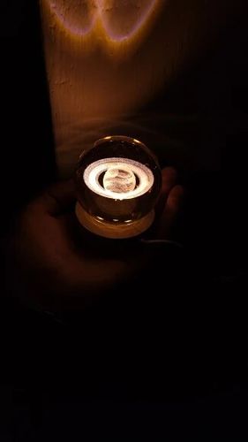 Customer photo review of Ledsen™ CrystalBall - 3D-Solsystemkrystalkugle Med LED-Lys