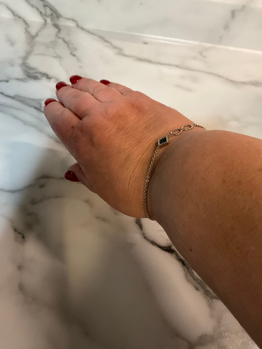 Customer photo review of Infinity Bracelet