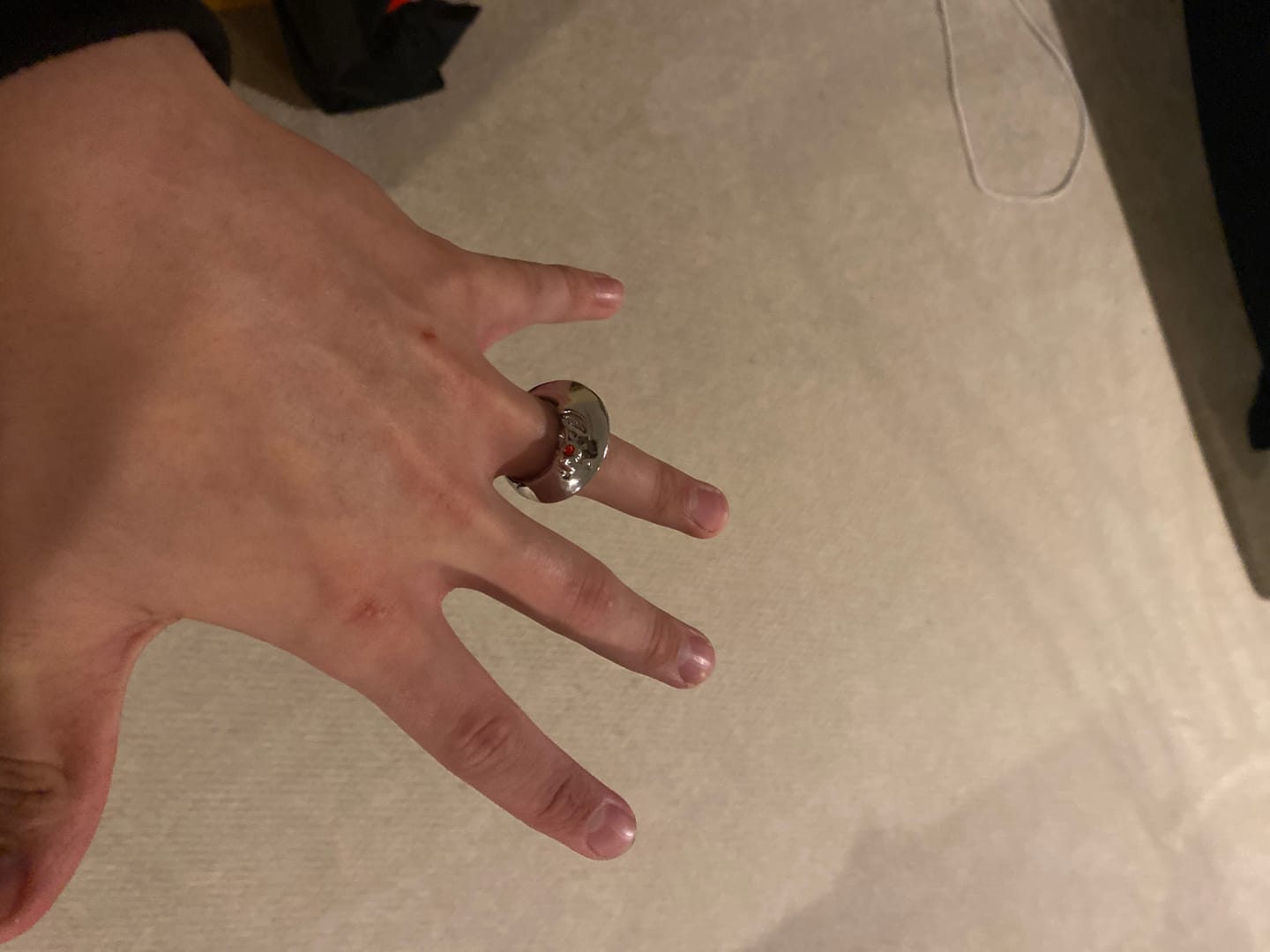 Customer photo review of XL LUNA RING