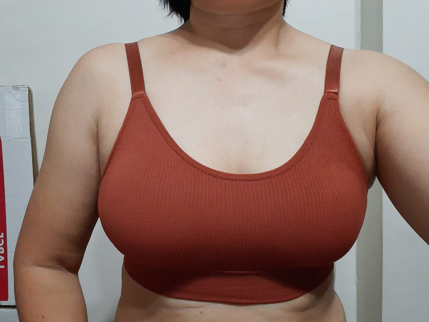 Customer photo review of FETTLE bra - seamless sports bra