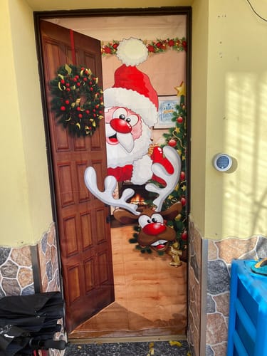 Customer photo review of Incubo prima delle decorazioni per esterni di Natale