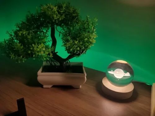 Customer photo review of Ledsen™ CrystalBall - 3D-Solsystemkrystalkugle Med LED-Lys