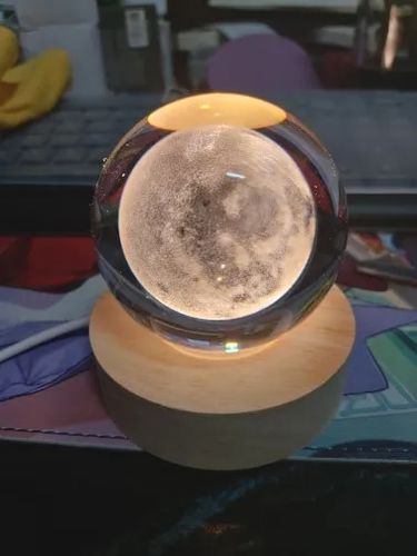 Customer photo review of Ledsen™ CrystalBall - 3D-Solsystemkrystalkugle Med LED-Lys