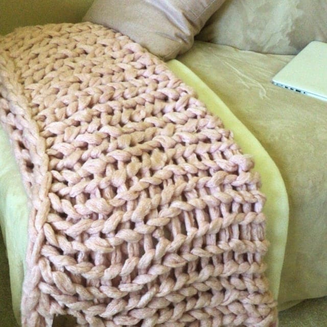 Customer photo review of Couverture tricotée Ulra-Doux